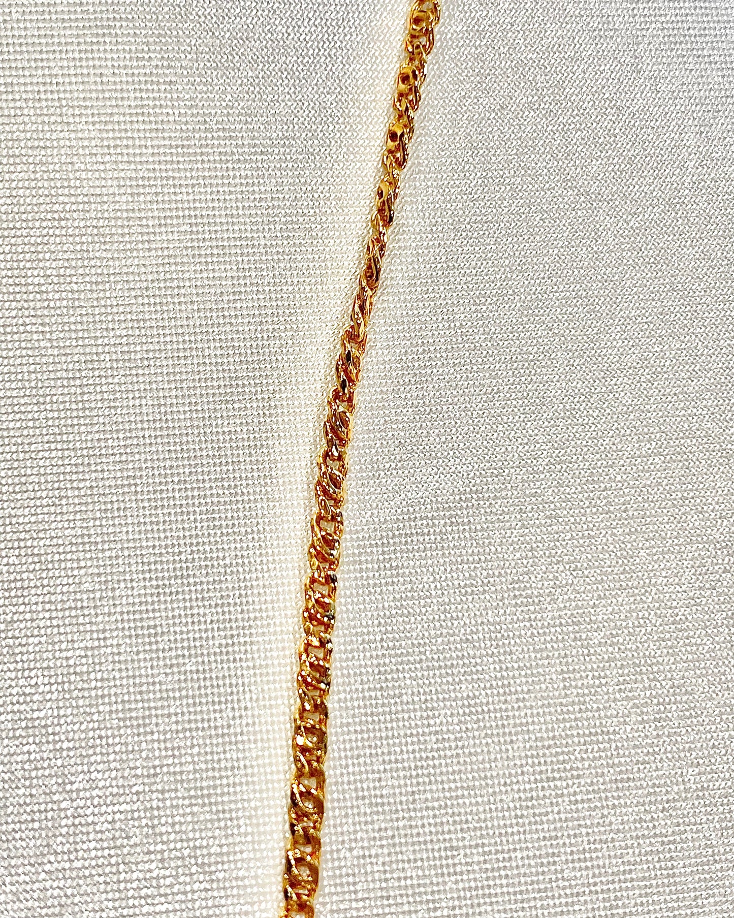 Flat Curb Chain - 2mm Gold Choker Necklace |17inches