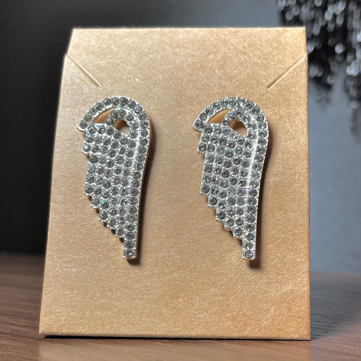 Crystal Wing Earring