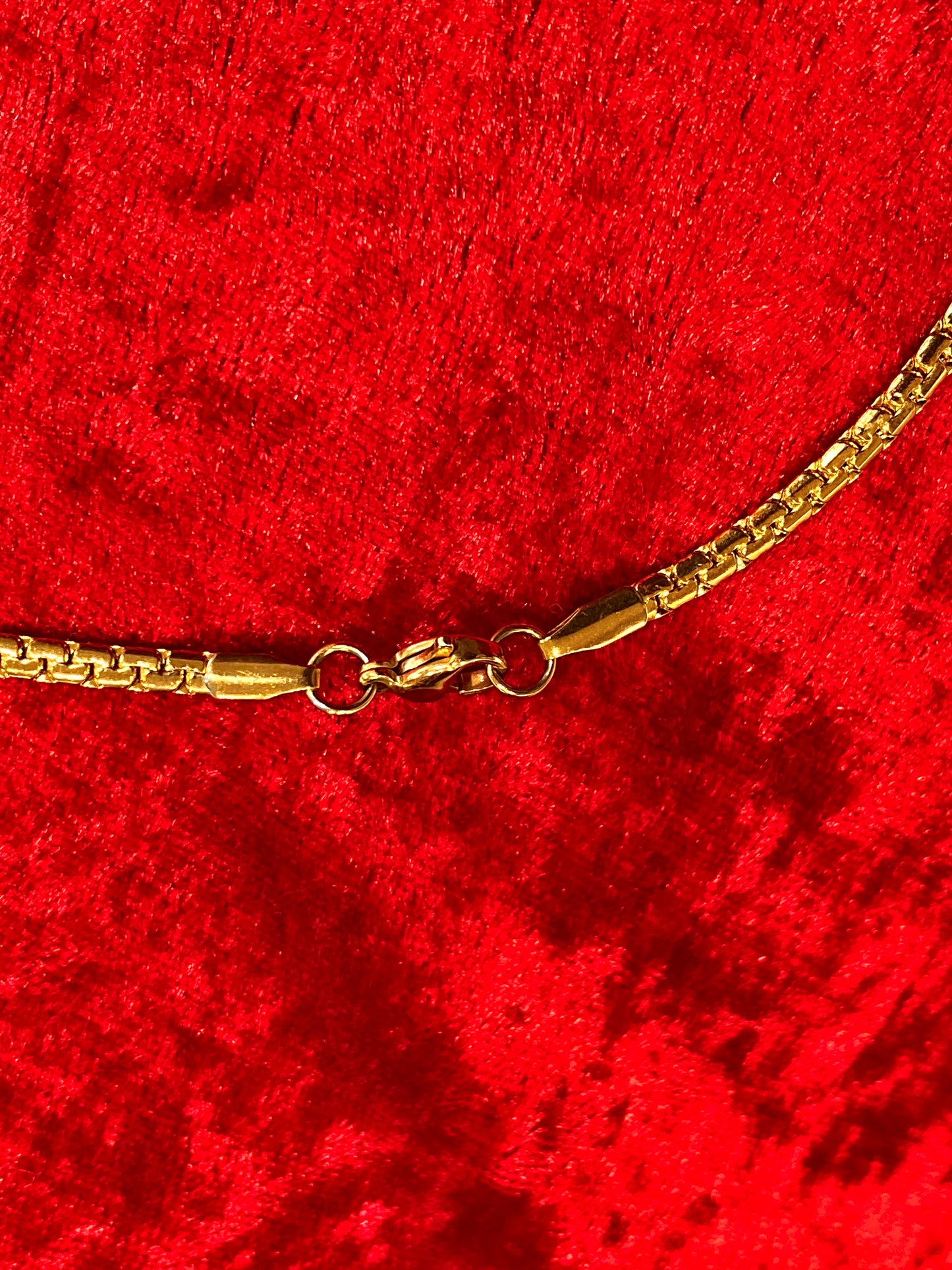 Chelsea Flat Box Chain – Gold Necklace (2mm, 3mm, 4mm)