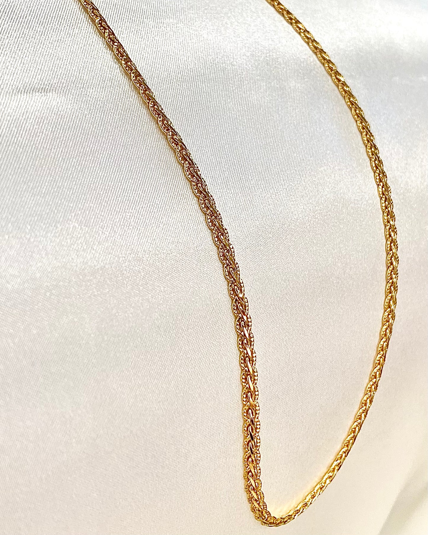 Rope Choker Necklace- 3mm Gold Chain |16inches