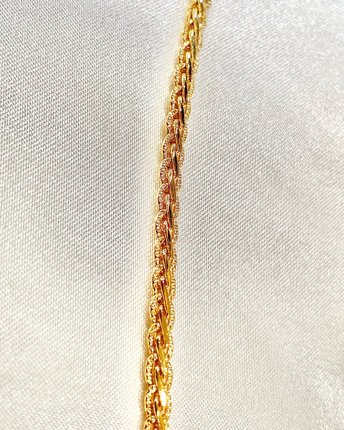 Rope Choker Necklace- 3mm Gold Chain |16inches