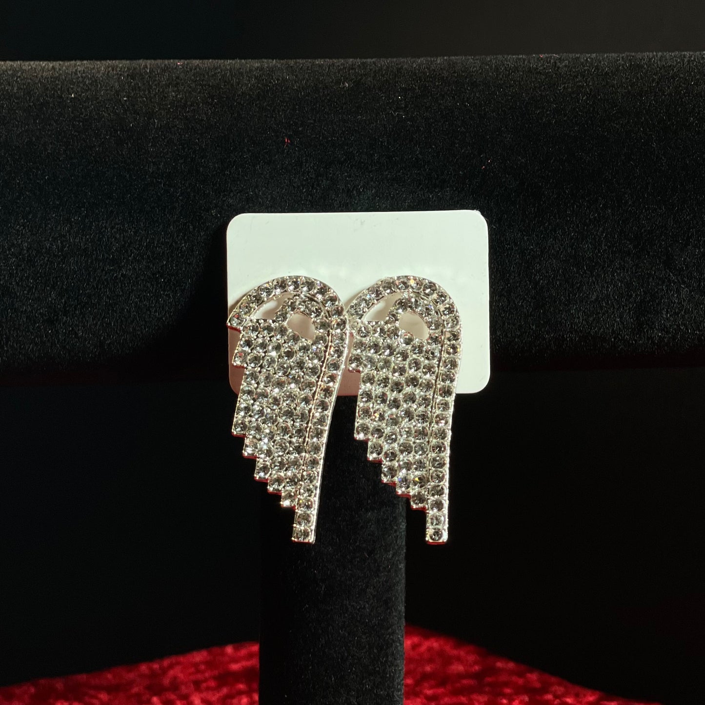 Crystal Wing Earring