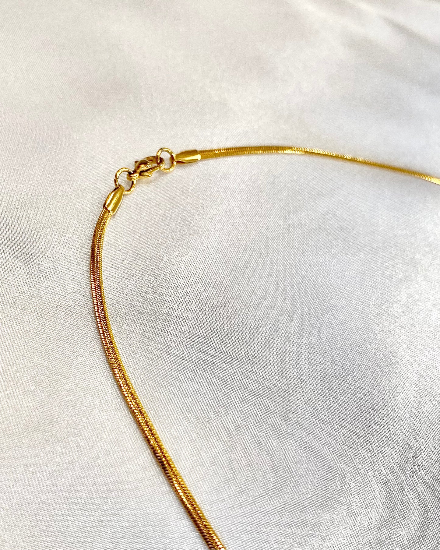 Snakebone Chain – Gold Necklace (2mm)