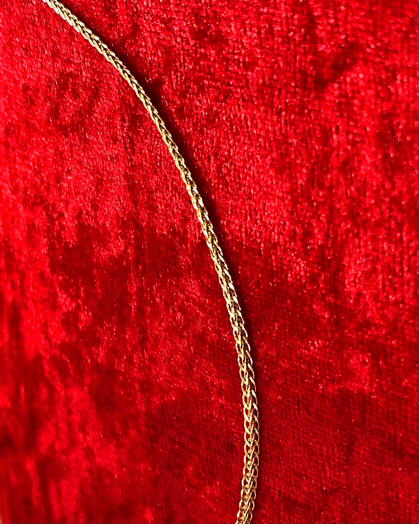 Wheat Chain Necklace – 18K Gold-Plated, 2mm | 23"