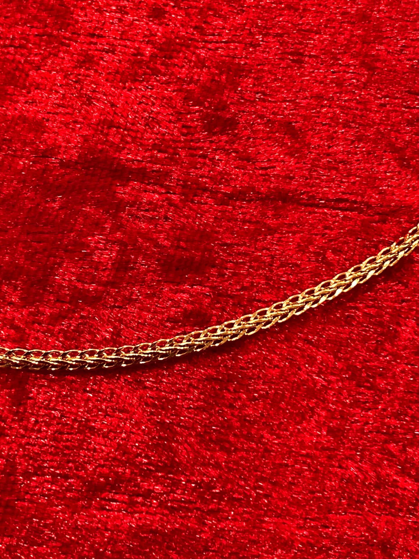 Wheat Chain Necklace – 18K Gold-Plated, 2mm | 23"